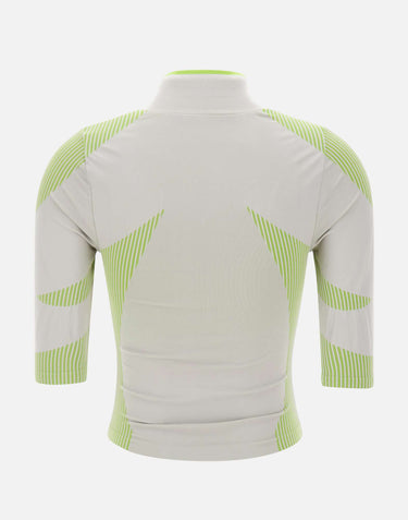 Top senza cuciture con mezza zip WSP26ACT056 01 CASABLANCA 