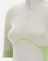 Top senza cuciture con mezza zip WSP26ACT056 01 CASABLANCA 