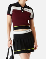 Polo a righe in viscosa WSP26KW1233 01 CASABLANCA 