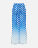 Pantaloni in seta con monogramma a rombi sfumato WSS26TR372 02 CASABLANCA 