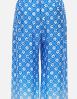Pantaloni in seta con monogramma a rombi sfumato WSS26TR372 02 CASABLANCA 