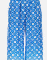 Pantaloni in seta con monogramma a rombi sfumato WSS26TR372 02 CASABLANCA 