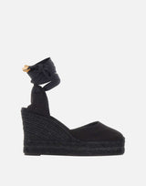 CASTANER Scarpe con zeppa "Carina" BLACK Donna 