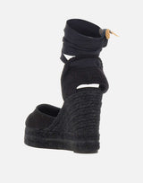 CASTANER Scarpe con zeppa "Carina" BLACK Donna 