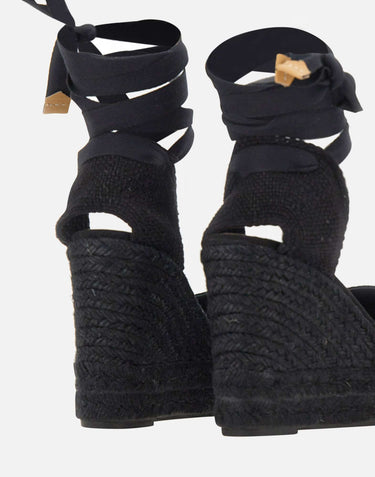 CASTANER Scarpe con zeppa "Carina" BLACK Donna 