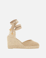 CASTANER Scarpe con zeppa "Chiara" BEIGE Donna 