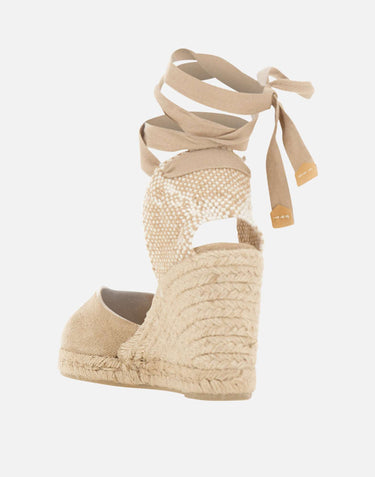 CASTANER Scarpe con zeppa "Chiara" BEIGE Donna 