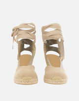 CASTANER Scarpe con zeppa "Chiara" BEIGE Donna 