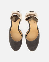 CASTANER Espadrillas con zeppa "Carina" BROWN Donna 