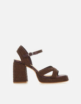 CASTANER Sandali "Valle" BROWN Donna 