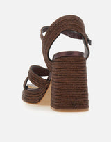 CASTANER Sandali "Valle" BROWN Donna 