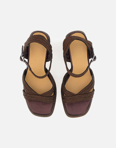 CASTANER Sandali "Valle" BROWN Donna 