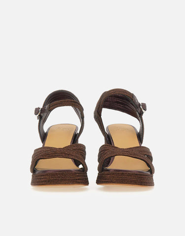 CASTANER Sandali "Valle" BROWN Donna 