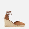 CASTANER Scarpe con zeppa "Cora" BROWN Donna 