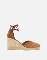 CASTANER Scarpe con zeppa "Cora" BROWN Donna 