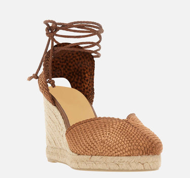 CASTANER Scarpe con zeppa "Cora" BROWN Donna 