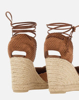 CASTANER Scarpe con zeppa "Cora" BROWN Donna 