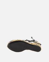 CASTANER Scarpe con zeppa "Carmela" BLACK Donna 