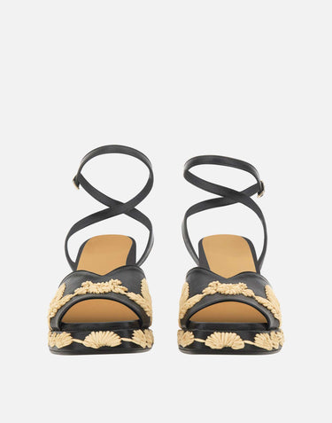 CASTANER Sandali "Vasilia" BLACK Donna 