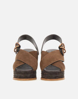 CASTANER Sandali "Betina" BROWN Donna 