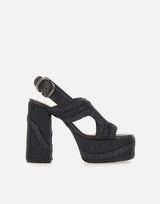 CASTANER Sandali "Francina" BLACK Donna 