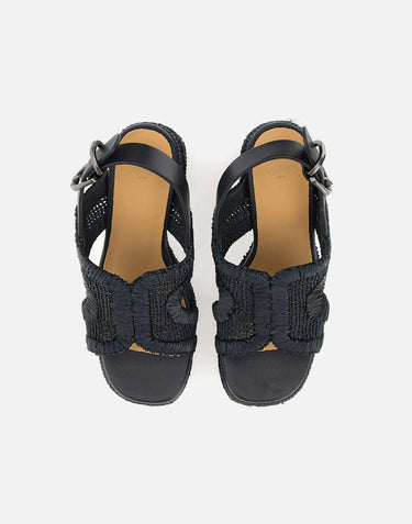 CASTANER Sandali "Francina" BLACK Donna 