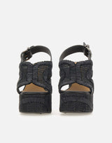 CASTANER Sandali "Francina" BLACK Donna 