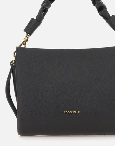 COCCINELLE Borsa a mano "Boheme Small" BLACK Donna 