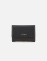 COCCINELLE Portafogli "Metallic Soft" BLACK Donna 