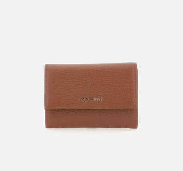 COCCINELLE Portafogli "Metallic Soft" BROWN Donna 