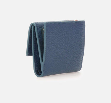 COCCINELLE Portafogli "Metallic Soft Small" BLUE Donna 