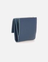 COCCINELLE Portafogli "Metallic Soft Small" BLUE Donna 