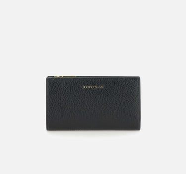 COCCINELLE Portafoglio "Metallic soft" BLACK Donna 