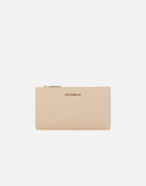 COCCINELLE Portafoglio "Metallic soft" BEIGE Donna 