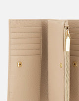 COCCINELLE Portafoglio "Metallic soft" BEIGE Donna 
