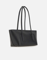 COCCINELLE Borsa a spalla "Double Beat Medium" BLACK Donna 