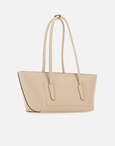COCCINELLE Borsa a spalla "Double Beat Medium" BEIGE Donna 