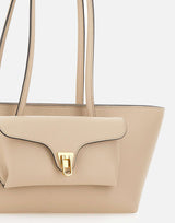 COCCINELLE Borsa a spalla "Double Beat Medium" BEIGE Donna 