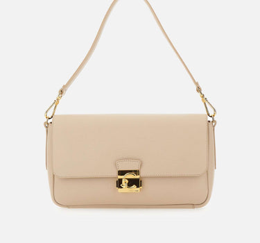 COCCINELLE Borsa a spalla "C-Me Lock Large" BEIGE Donna 