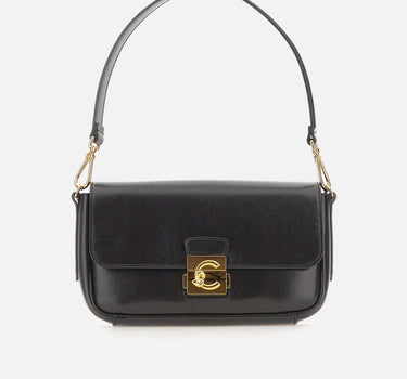 COCCINELLE Borsa a spalla "C-Me Lock Medium" BLACK Donna 
