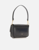 COCCINELLE Borsa a spalla "C-Me Lock Medium" BLACK Donna 