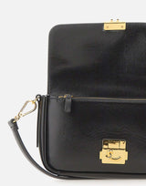 COCCINELLE Borsa a spalla "C-Me Lock Medium" BLACK Donna 