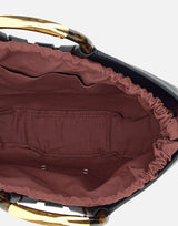 COCCINELLE Borsa a mano "Shell" BLACK Donna 
