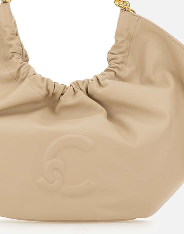 COCCINELLE Borsa a spalla "Smash Large" BEIGE Donna 