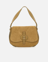 COCCINELLE Borsa a spalla "Mavery Suede" GREEN Donna 