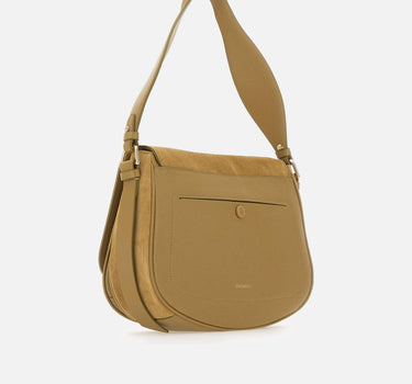 COCCINELLE Borsa a spalla "Mavery Suede" GREEN Donna 