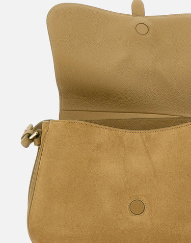 COCCINELLE Borsa a spalla "Mavery Suede" GREEN Donna 