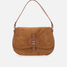 COCCINELLE Borsa a spalla "Mavery Suede" BROWN Donna 