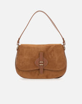 COCCINELLE Borsa a spalla "Mavery Suede" BROWN Donna 