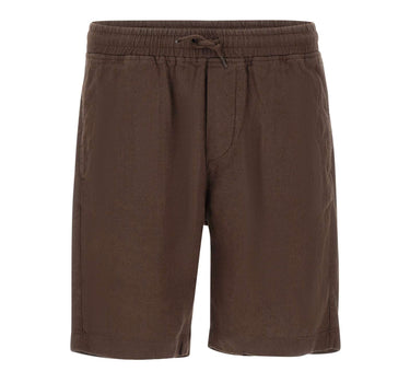 COLMAR ORIGINALS Bermuda in lino BROWN Uomo 